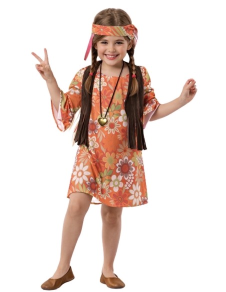 Costume Hippie Donna - di alta qualità, ideale per carnevale, feste a tema ed eventi speciali.